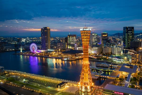 神戸市の夜景の写真