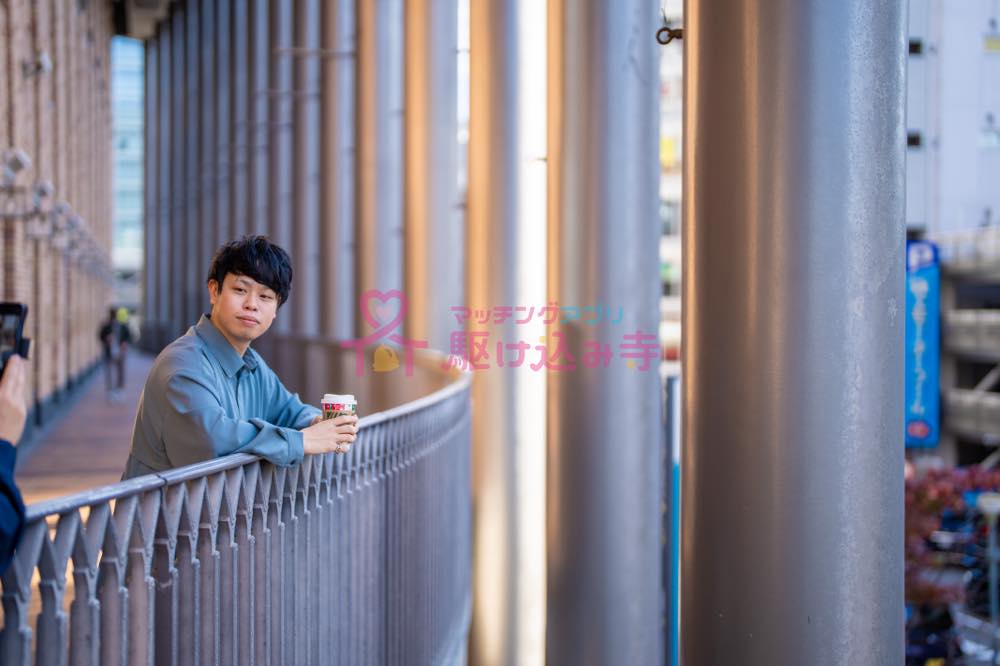 神戸にいる男性の写真